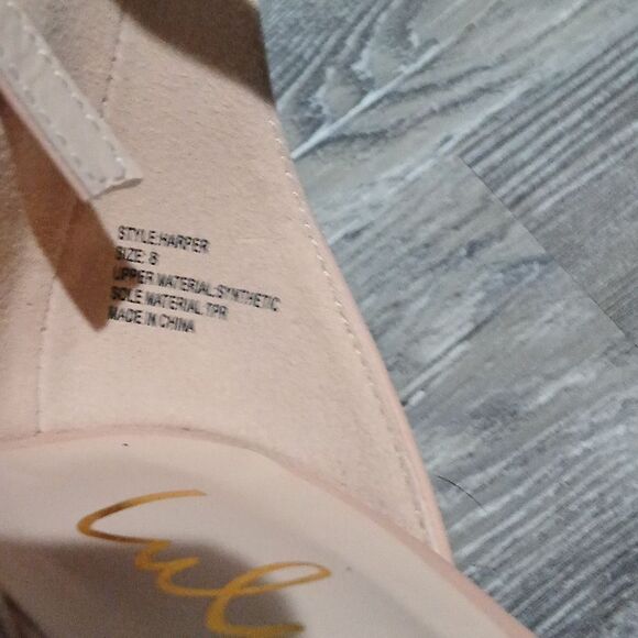 Lulus Harper Almond short block heel strappy heel open toe shoes Sz 8 NWOT - Picture 6 of 8